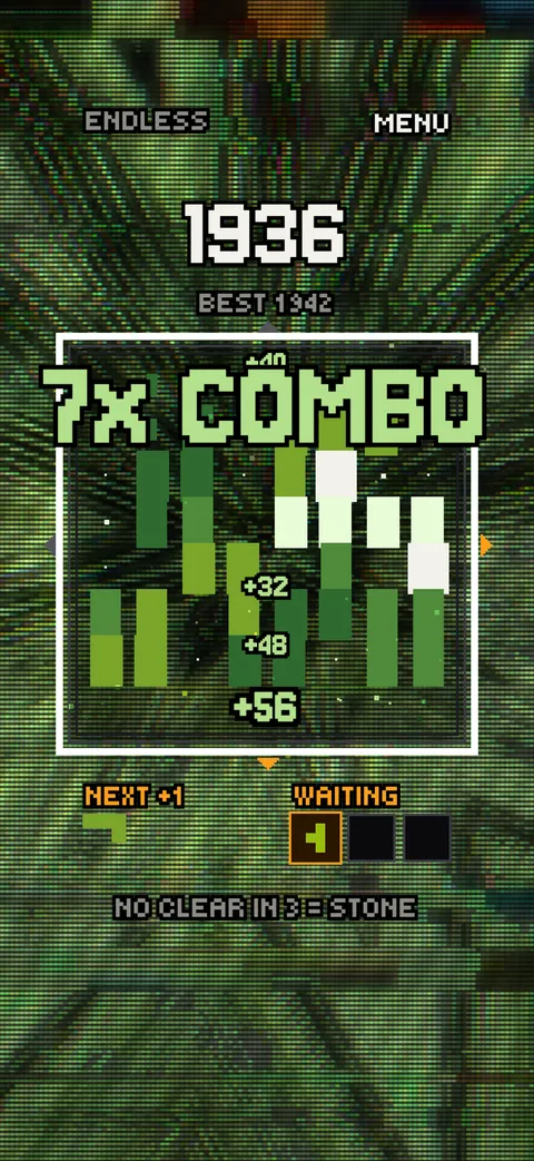 Swipe 64 with GREEN piece colours